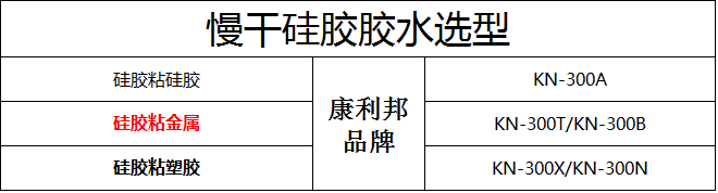 慢幹矽膠膠水型號