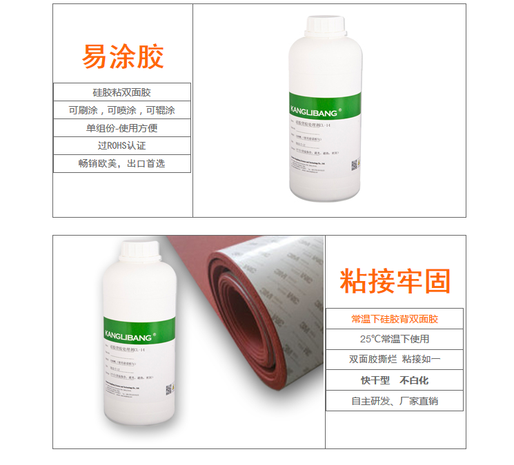 矽膠處理劑產(chan) 品特性康利邦CL-14係列