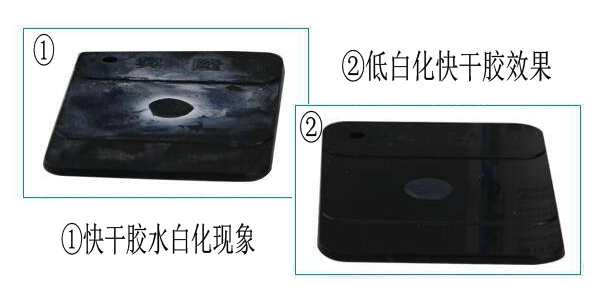 矽膠粘尼龍白化的現象